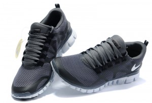 Nike Free 3.0 V3 Womens Shoes grey black - Click Image to Close